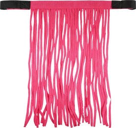 Horze Fliegenstirnband für Pferde und Ponys aus Nylon in Rosa – Bild 1 von 3