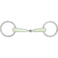 Produktbild von Horze Gebiss für Pferde mit 2 Ringen einfach gebrochen in Silber/Argenta/Vert