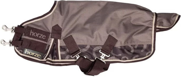 Produktbild von Horze Glasgow Outdoor-Pferdedecke aus Polyester in Grau oder Braun