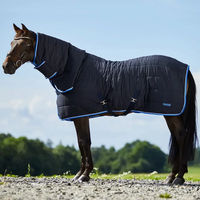 Produktbild von Horze Glasgow Stalldecke für Pferde mit Halsabdeckung aus Polyester