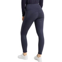 Produktbild von Horze Greta Thermo-Grip Reitleggings für Damen mit Fleece-Futter für den Winter in Marineblau