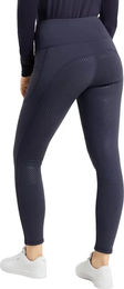 Horze Greta Thermo-Grip Vollbesatzreitleggings für Damen mit Fleece-Futter für den Winter in Marineblau – Bild 1 von 1