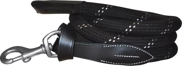 Produktbild von Horze Grundlegende Longe für Pferde Schwarz - 2 m