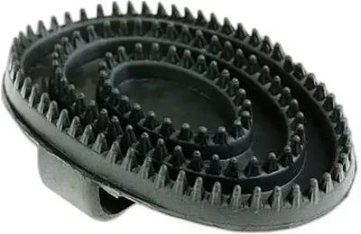 Horze Gummistriegel Schwarz – Bild 1 von 2