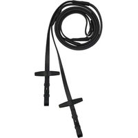 Produktbild von Horze Gummizügel für Ponys aus Leder in Schwarz