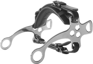 Produktbild von Horze Hackamore aus Leder in Schwarz