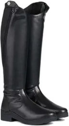 Produktbild von Horze Hannover Reitstiefel Damen aus Kunstleder Schwarz Größe 36