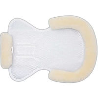 Produktbild von Horze Harleigh Gel Pad mit Lammfelleinfassung für Pferde Weiß