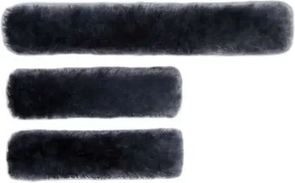 Horze Harleigh Vorderzeug Set aus Lammfell 3er Pack Grau One Size – Bild 1 von 2