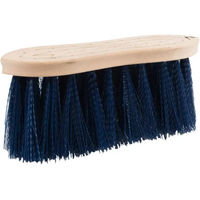 Produktbild von Horze Harte Pferdebürste mit Holzrücken in Blau