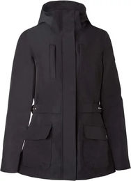 Horze Jadine Reitjacke für Damen wasserdicht Sommerjacke Schwarz Größe 38 – Bild 1 von 9