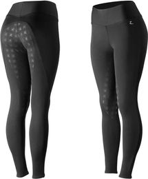 Produktbild von Horze Juliet Reithose für Damen in Schwarz Größe 42 aus Nylon