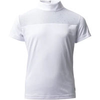 Produktbild von Horze Kaya Turnier-Poloshirt Mädchen Weiß Größe 38