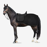 Produktbild von Horze Kiel Fleece Ausreitdecke für Pferde Schwarz Größe 165
