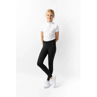 Produktbild von Horze Kinder Reitleggings Dea mit Full Grip und Handytasche Schwarz 122/128