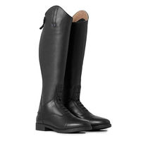 Produktbild von Horze Kinder Reitstiefel Rover aus Kunstleder für Mädchen in Schwarz Größe 33 EU