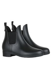 Horze Kinder Reitstiefeletten Bonn Mädchen wasserdichte Stallschuhe aus Gummi Schwarz Größe 31 – Bild 1 von 5