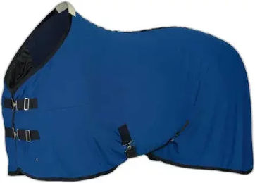 Horze Kühlende Netzdecke für Pferde Blau Größe 135 aus Polyester – Bild 1 von 7