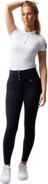 Produktbild von Horze Leonie Reithose Damen Full Grip Blau Schwarz Größe 38