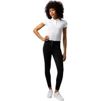 Produktbild von Horze Leonie Reithose Damen mit Full Grip und Silikon-Besatz Schwarz Größe 42