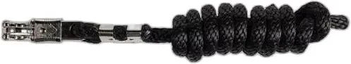 Produktbild von Horze Longe aus Polyester mit Panik-Karabinerhaken in Schwarz
