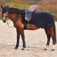 Produktbild von Horze Marquess Fleece-Ausreitdecke für Pferde Blau 155