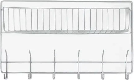 Horze Metallkorb mit Haken in Silber – Bild 1 von 2