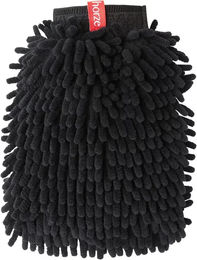 Produktbild von Horze Mikrofaser-Putzhandschuh für die Fellpflege in Schwarz