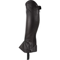 Produktbild von Horze Mini-Reitchaps aus Leder Schwarz Unisex Größe M