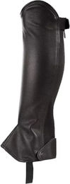 Produktbild von Horze Mini-Reitchaps aus Leder Schwarz XL