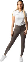 Horze Mira Reithose Damen mit Vollbesatz und Handytasche in Braun oder Beige Größe 44 – Bild 1 von 7