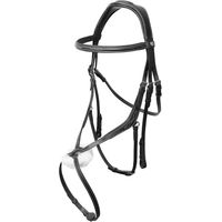 Produktbild von Horze Monterrey Pferdegebiss aus Leder in Schwarz für Warmblut