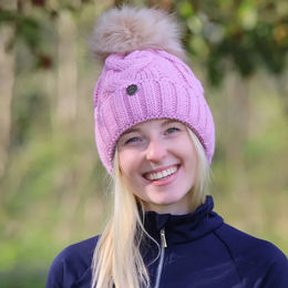 Produktbild von Horze Mütze Aida Damen Fleece Winter Rosa Einheitsgröße
