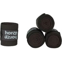 Produktbild von Horze Nest Kombi-Gamaschen aus Fleece für Pferde in Braun und Schwarz
