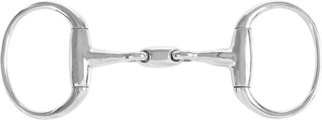 Produktbild von Horze Olivenkopftrense doppelt gebrochen aus Edelstahl in Silber