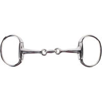 Produktbild von Horze Olivenkopftrense doppelt gebrochen aus Edelstahl in Silber