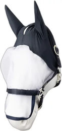 Horze Paso Fino Pferde Halfter mit integrierter Fliegenmaske aus Fleece in Blau Grösse F – Bild 1 von 3