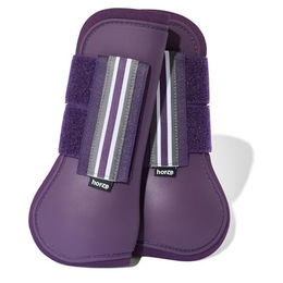 Horze Pferde Gamaschen Adepto Neopren 2er Set Lila Größe C – Bild 1 von 9