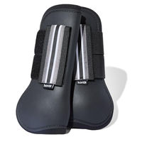 Produktbild von Horze Pferde Gamaschen Adepto Neopren Schwarz 2er Set Größe C