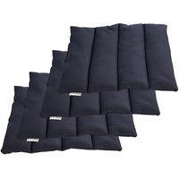 Produktbild von Horze Pferdegamaschen aus Flanell 4er-Set aus Polyester in Blau und Schwarz