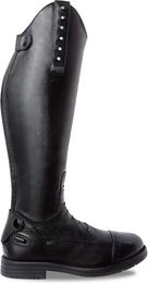 Horze Portland Reitstiefel für Kinder mit Kristallen aus Kunstleder Schwarz Größe 32 – Bild 1 von 10