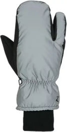 Produktbild von Horze Reflektierende 3-Finger-Fäustlinge Winterhandschuhe aus Polyester Grau Unisex