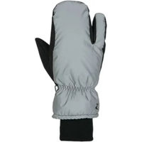 Produktbild von Horze Reflektierende 3-Finger-Fäustlinge Winterhandschuhe aus Polyester Grau Unisex