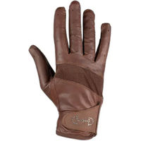Produktbild von Horze Reithandschuhe für Damen aus Leder und Mesh in Braun