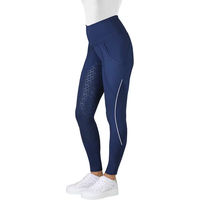 Produktbild von Horze Reithose Adria Damen mit Full Grip Silikon in Blau Größe 40