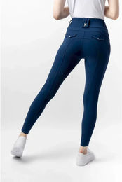 Produktbild von Horze Reithose Damen B Vertigo Fullgrip Thermo Enya Winter Blau Größe 42