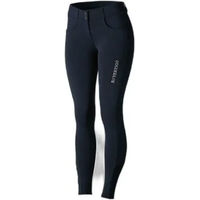 Produktbild von Horze Reithose Meghan für Damen mit Silikon Grip und wasserabweisendem Stoff in Blau Größe 42
