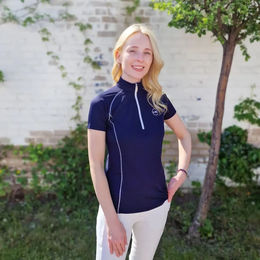 Produktbild von Horze Reitshirt Cassidy Damen Blau Größe 38
