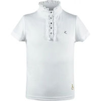 Produktbild von Horze Reitshirt für Mädchen mit Rüschen in Weiß