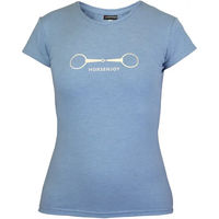 Produktbild von Horze Reitshirt Horsenjoy Bit Unisex Blau Größe S